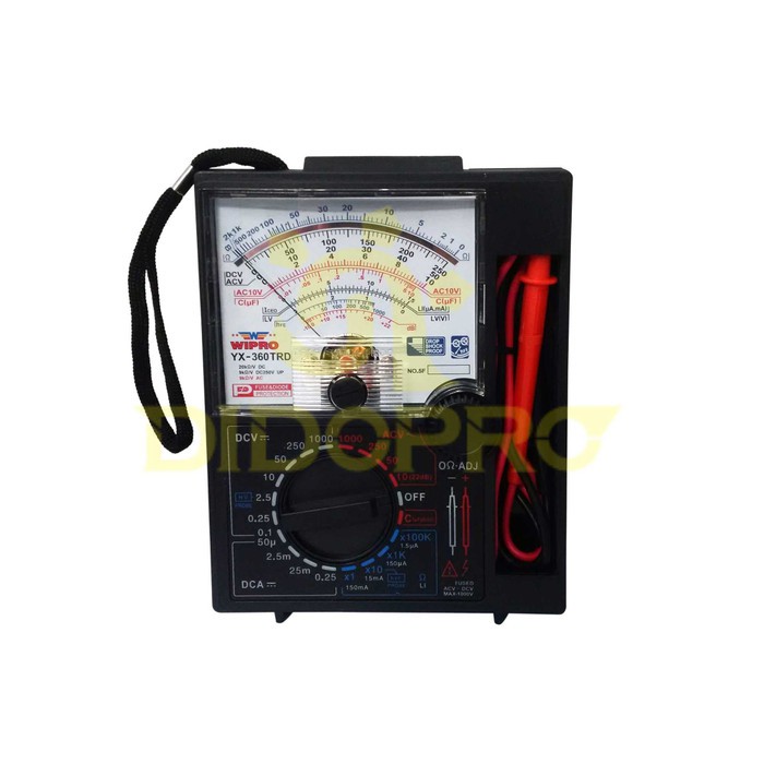 Jual Multitester Multimeter Avometer Analog Wipro YX-360TRD | Shopee ...