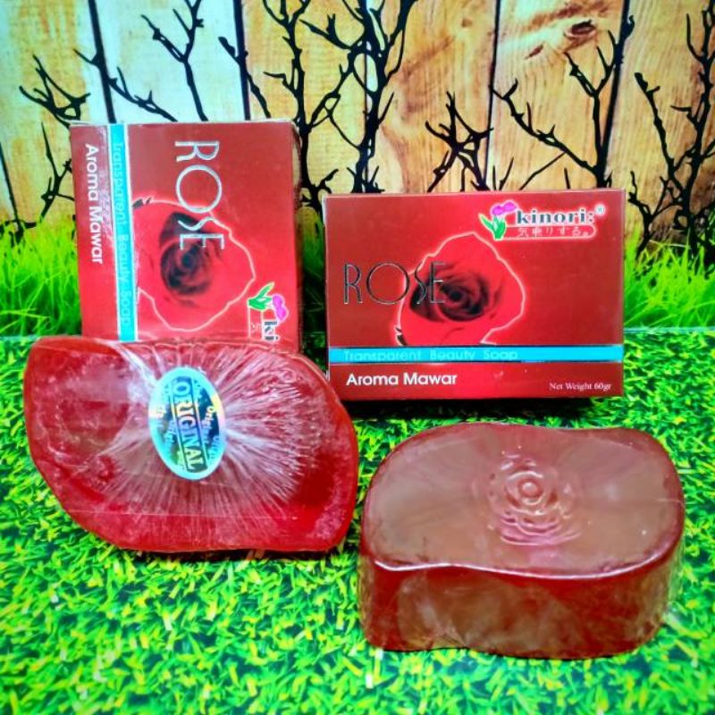 Jual SABUN ROSE KINARI TRANSPARANT BEAUTY SOAP MAWAR ORIGINAL BPOM ...