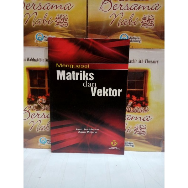 Jual BUKU ORIGINAL - MENGUASAI MATRIKS DAN VEKTOR | Shopee Indonesia