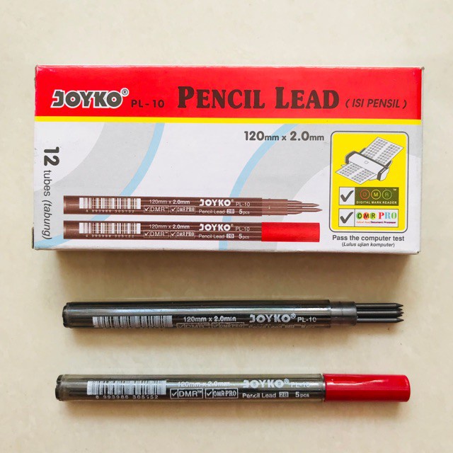 Jual Isi Ulang Pensil Mekanik Joyko Original Asli 2 0 Mm Pencil Lead