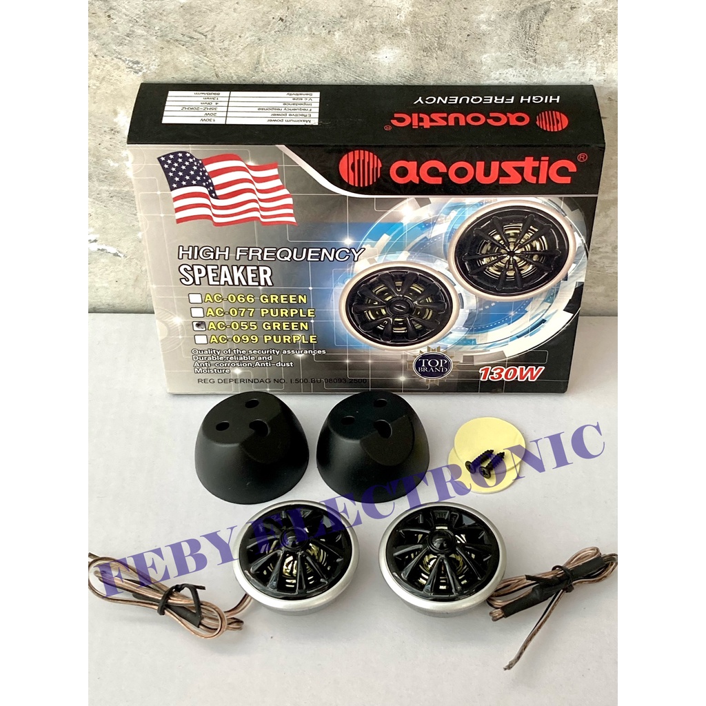 Jual Tweeter Mobil Acoustic 130 watt (sepasang) | Shopee Indonesia