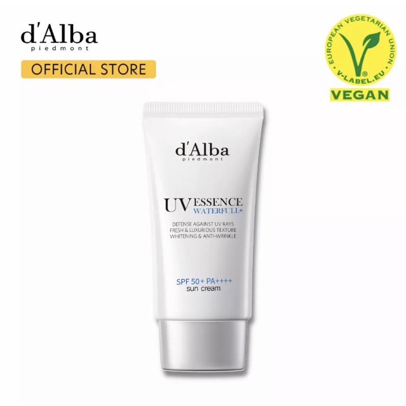d'Alba Vegan Super Moisture Essence Sun Cream SPF 50+ PA++++ 50ml