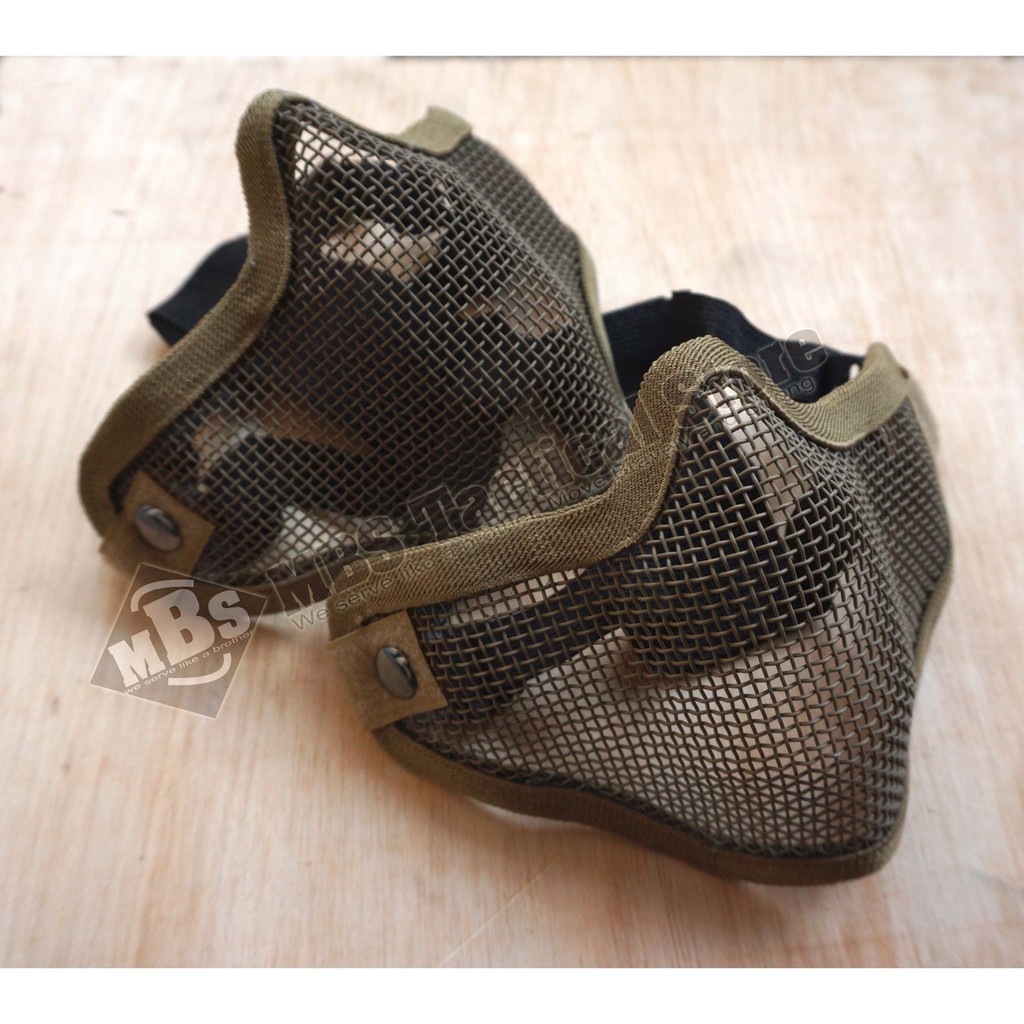 Jual Halfmask Mesh/ Masker Jaring Besi untuk Airsoft | Shopee Indonesia