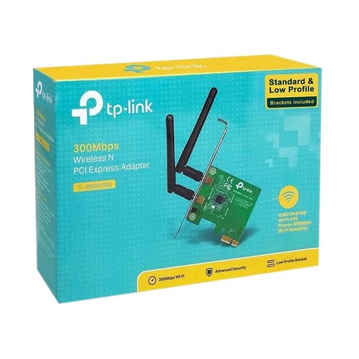 Jual TP-Link TL-WN881ND 300Mbps Wireless N PCI Express Adapter | Shopee ...
