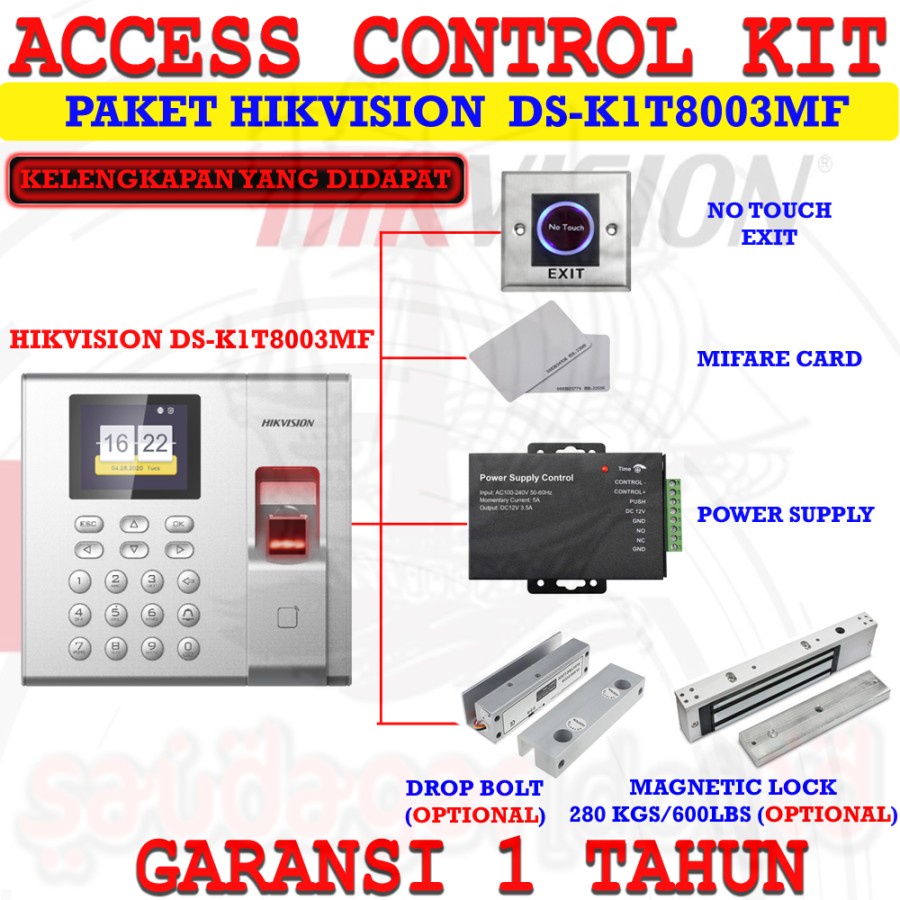 Jual DOOR LOCK DOORLOCK / KUNCI PINTU DIGITAL / ACCESS CONTROL / RFID ...