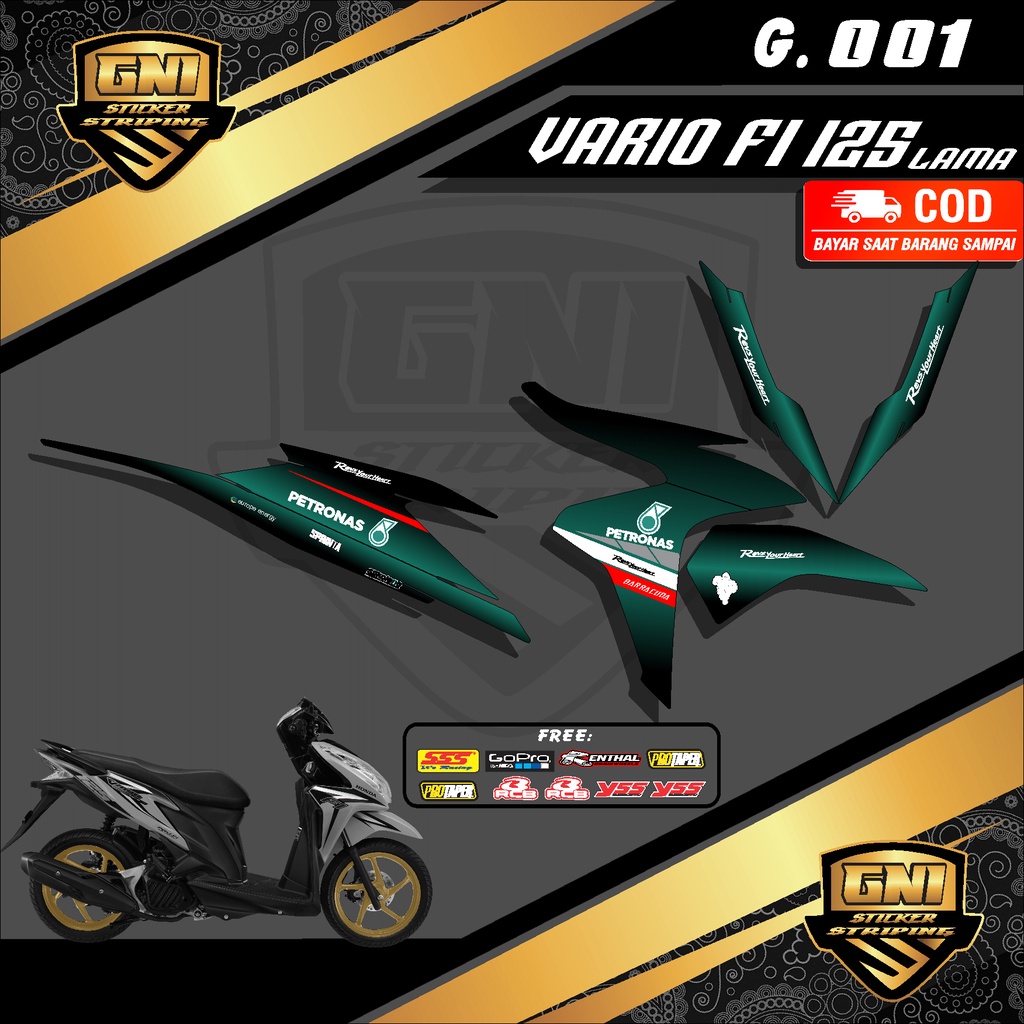 Jual (PROMO MURAH ) Sticker Striping Sticker Vario Fi 125 Lama/Old 2012