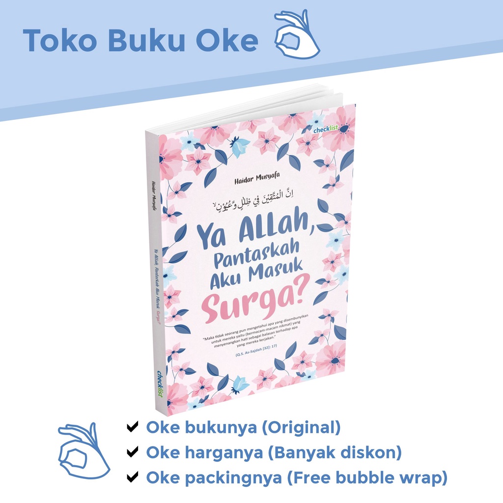 Jual Buku Renungan Motivasi Islami Ya Allah Pantaskah Aku Masuk Surga