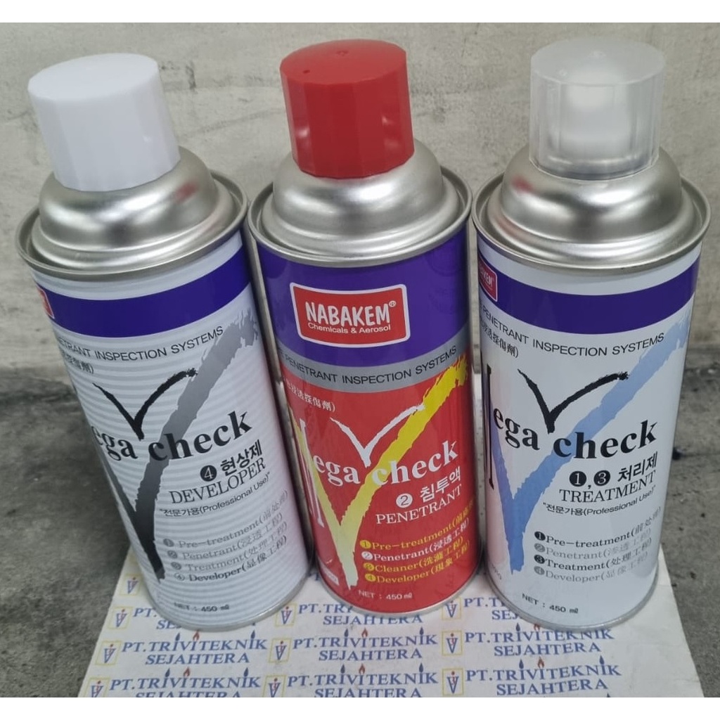 Jual dye penetrant inspection ndt nabakem mega check,pendeteksi ...