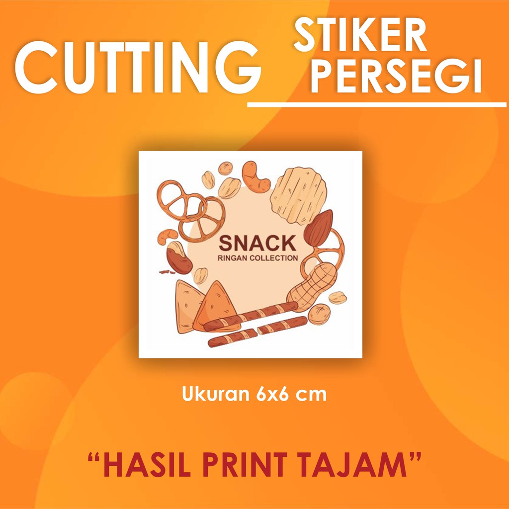 Jual Cetak Cutting Label Persegi II Label Sticker Olshop Custom II ...