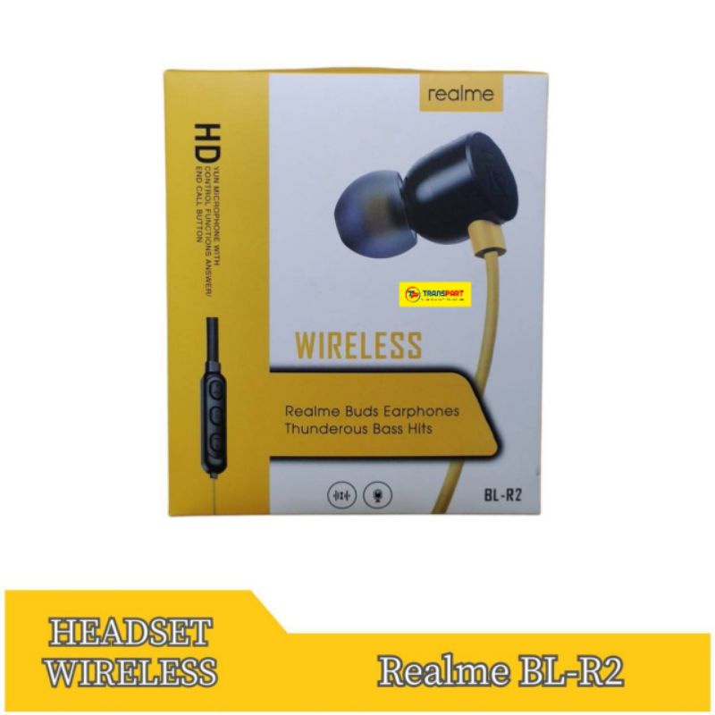 Jual Handsfree Wireless Bluetooth REALME BL R2 Thunderous Bass Hits Shopee Indonesia