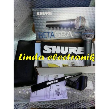 Jual mic kabel shure beta 58a ORIGINAL shure beta58a made in Jual mic kabel shure beta 58a ORIGINAL shure beta58a made in