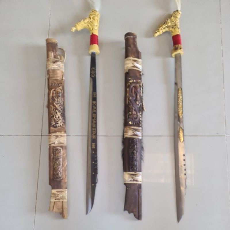 Jual Mandau Pajangan model antiq.mandau khas suku dayak.mandau coklat ...