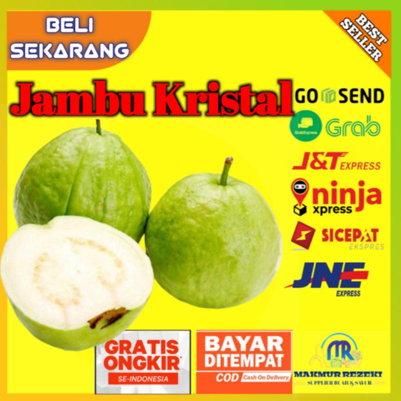 Jual Buah Jambu Kristal Crystal Segar Murah Isi 4 8 Pcs 1 Kg Per Kilo Shopee Indonesia 