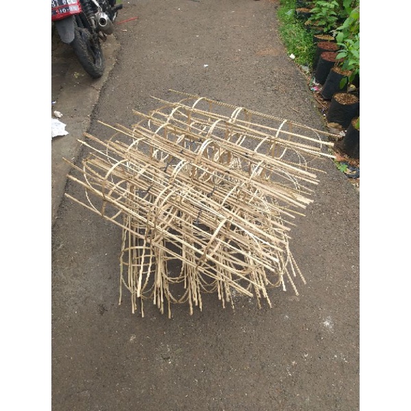 Jual Turus Tanaman Rambat Bahan Bambu Natural Minimal 5Pcs | Shopee ...