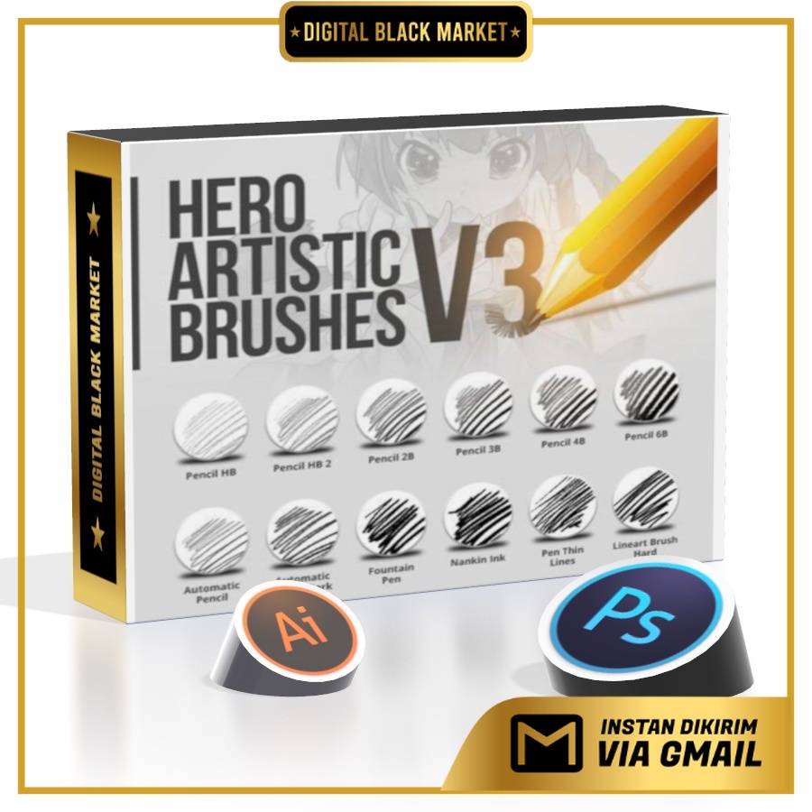 Jual 370+ Handwriting Brushes Collection For Photoshop | Shopee Indonesia