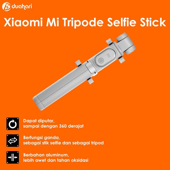 Jual XIAOMI Selfie Stick Tripod Bluetooth Shutter Tongsis Wireless ...