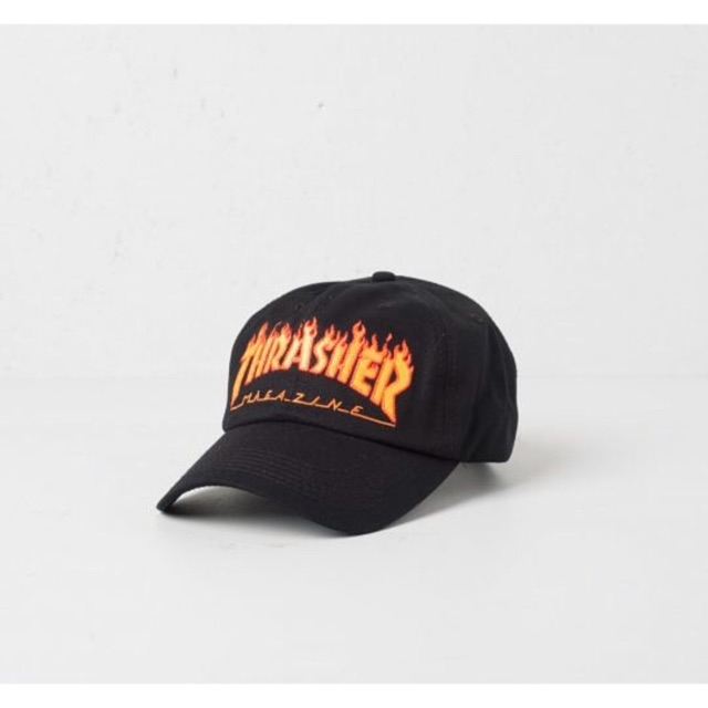 Jual Flame Old Timer Hat Black / Topi Thrasher Original | Shopee Indonesia