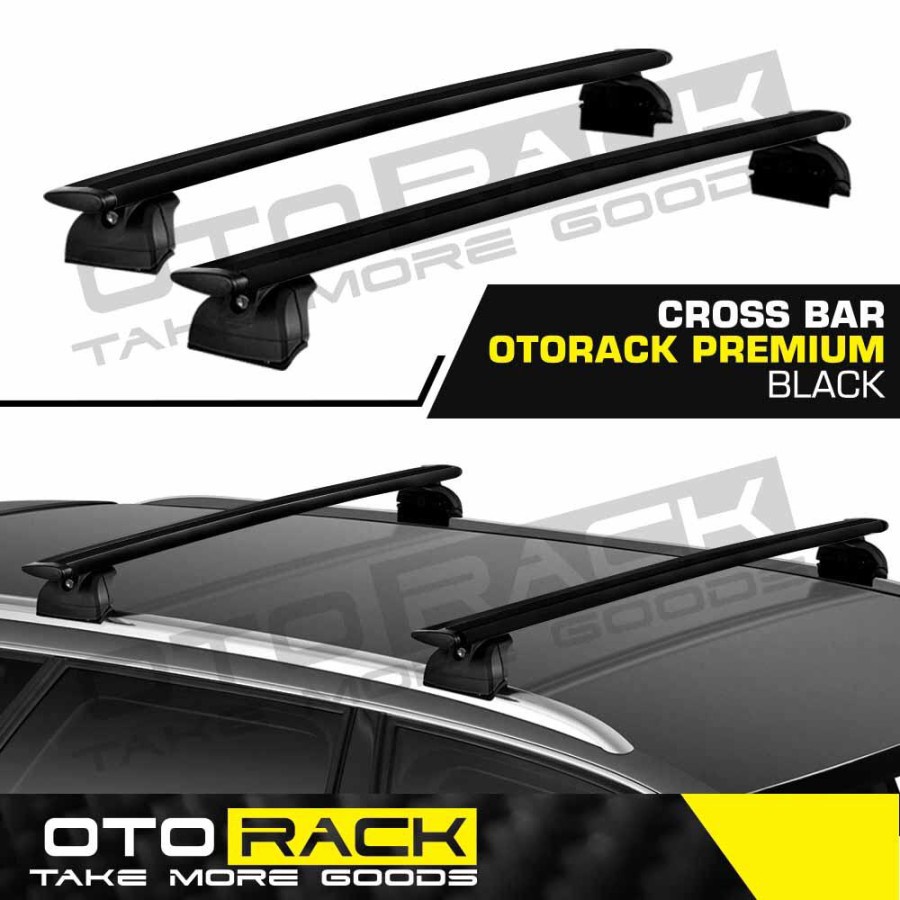 Jual Cross Bar Otorack Premium Black Series Roof Bar Oto Rack Crossbar ...