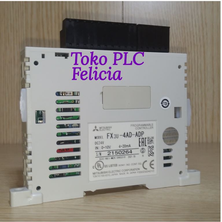 Jual FX3U-4AD-ADP PLC Mitsubishi FX3U 4AD ADP Analog Input Module ...