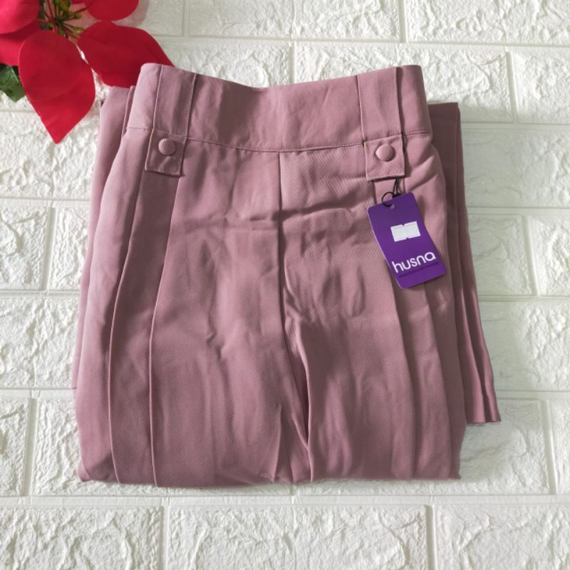 Jual Kulot HUSNA 0275 Ori Rempel saku kanan kiri | Shopee Indonesia