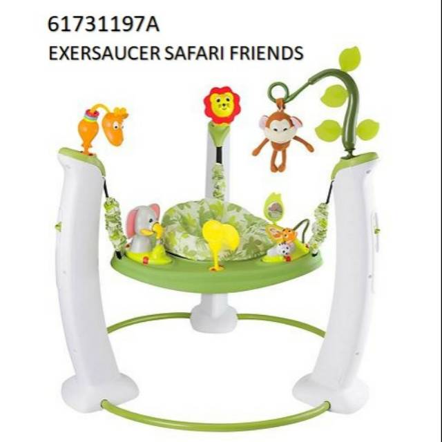 Jual Mainan Anak Evenflo Exersaucer Safari Friends / Jumpero Shopee