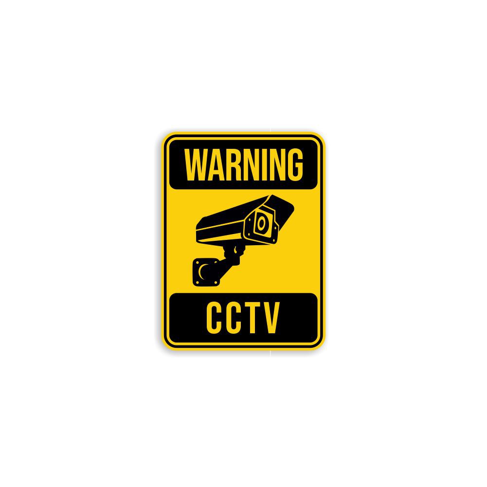 Jual Papan Akrilik Tanda Cctv Plat Akrilik Tanda Sign Board Nr