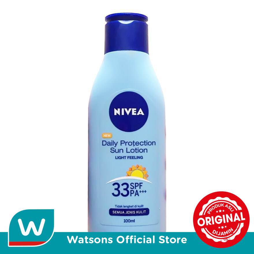 Jual Nivea Daily Protection Sun Lotion SPF 25 100ml Shopee Indonesia