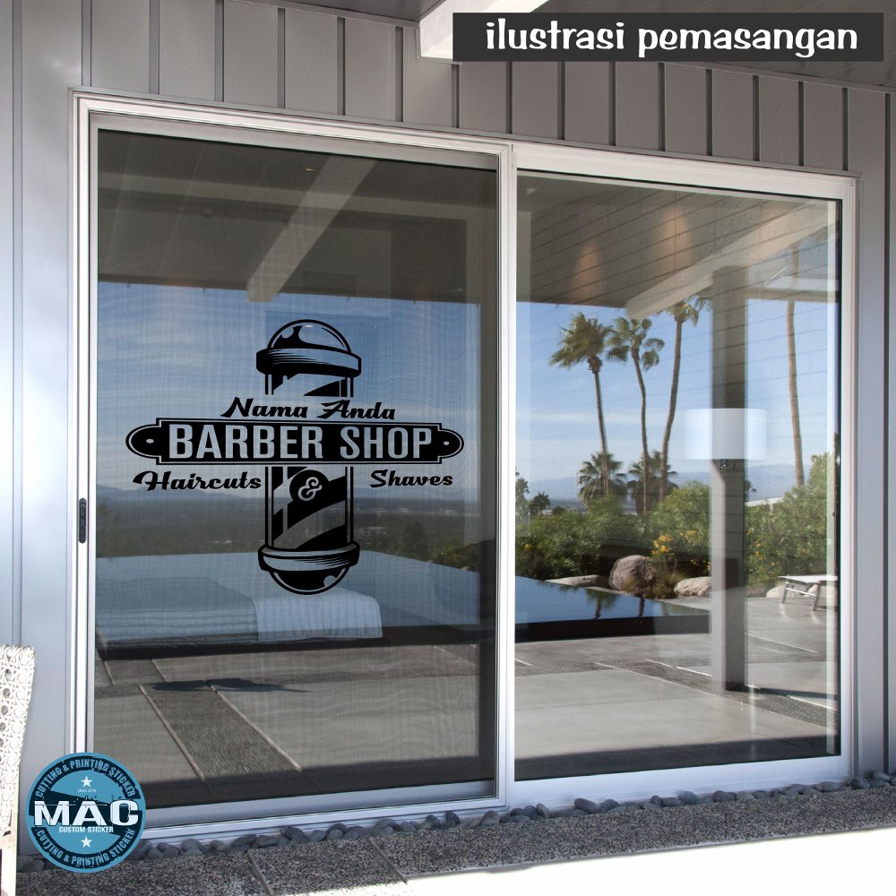 Jual CUTTING STICKER BARBERSHOP - CUTTING STIKER BARBER SHOP - BISA ...