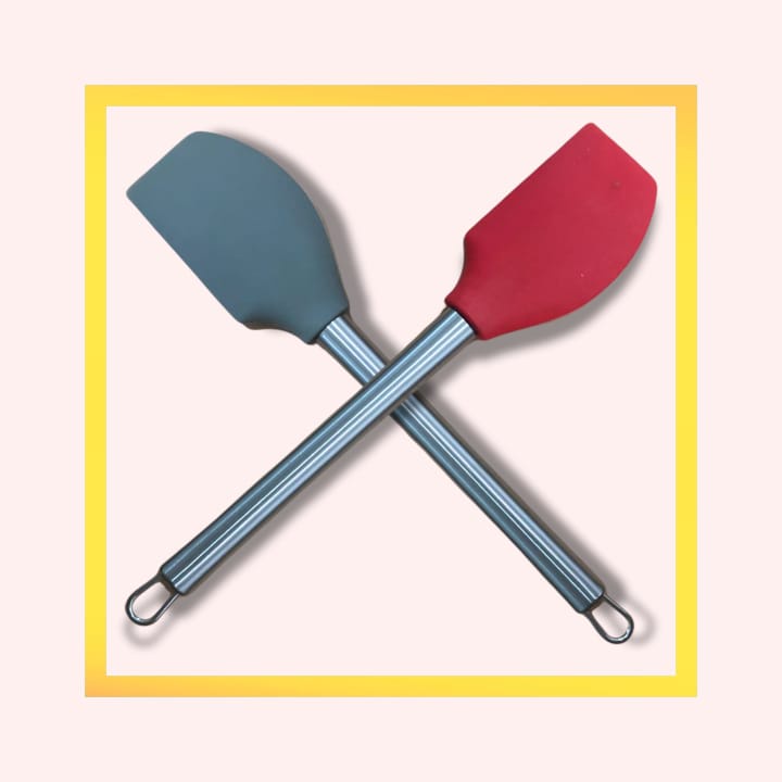 Jual Spatula Silikon / Codet Sutil Anti Panas Gagang Stainless | Shopee ...