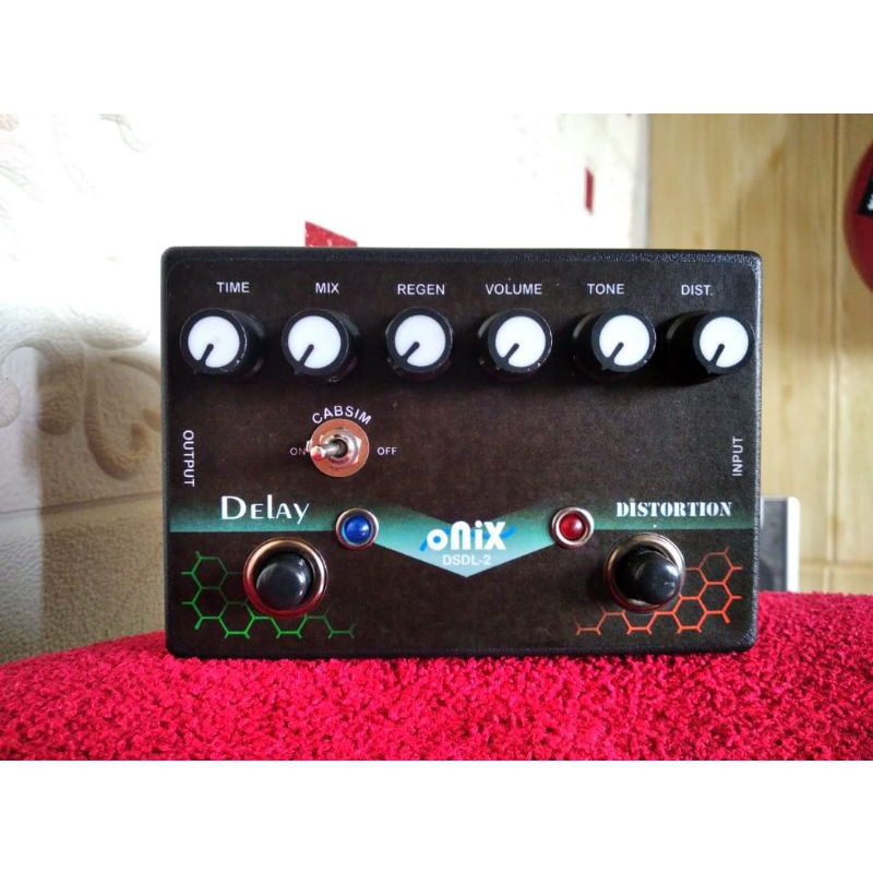 Jual Efek Gitar 3in1 Distorsi+Delay+Cabsim [Bonus Klip Batre] Bisa COD ...