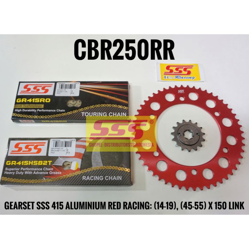 Gear set shop cbr 250