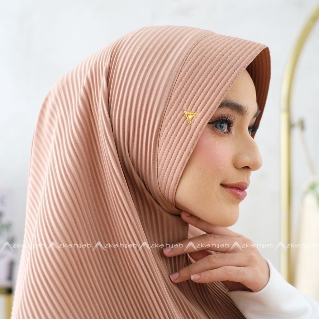 Jilbab Instan Bergo Maryam Plisket Jersey Premium