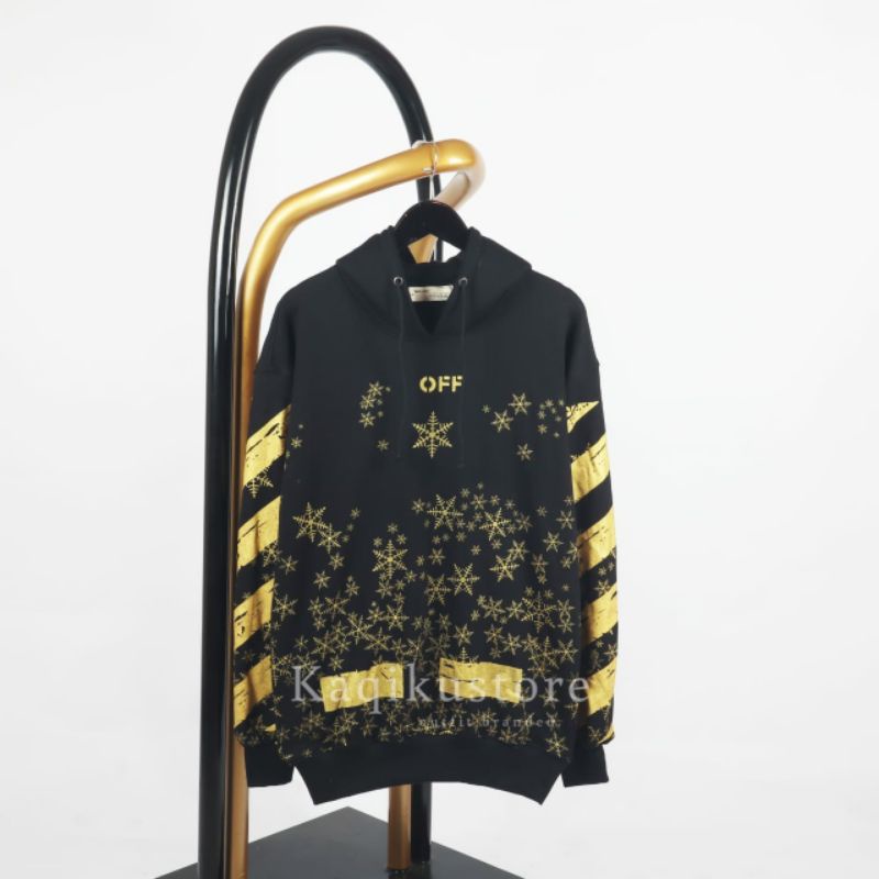 Off white 2025 snowflake hoodie