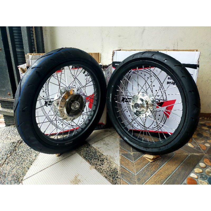 Jual VELG SET ROSSI UKURAN 185 215 RING 17 TROMOL SET PLUS BAN LUAR ...