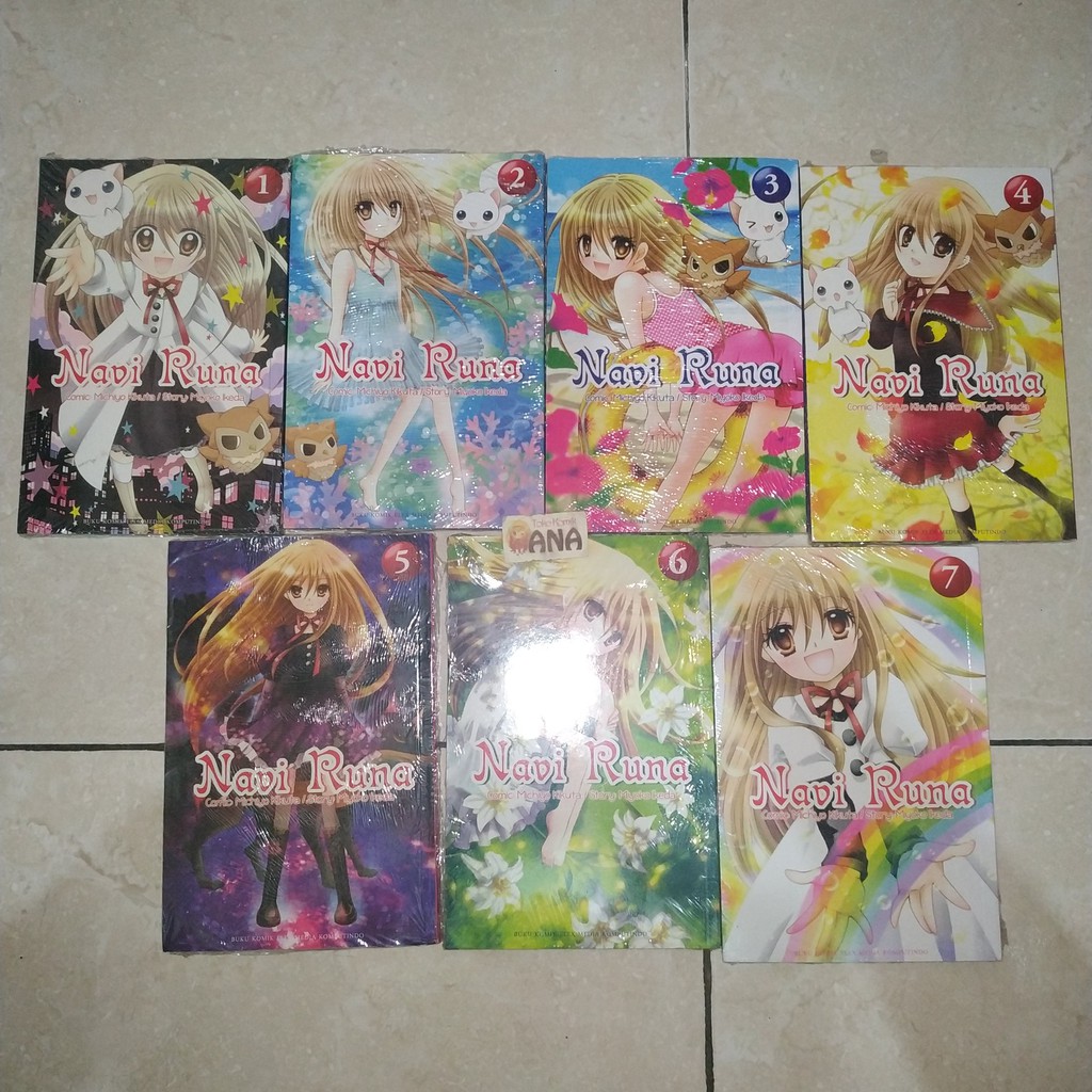 Jual Komik SET Navi Runa 1-7 Tamat (Michiyo Kikuta & Miyoko Ikeda ...