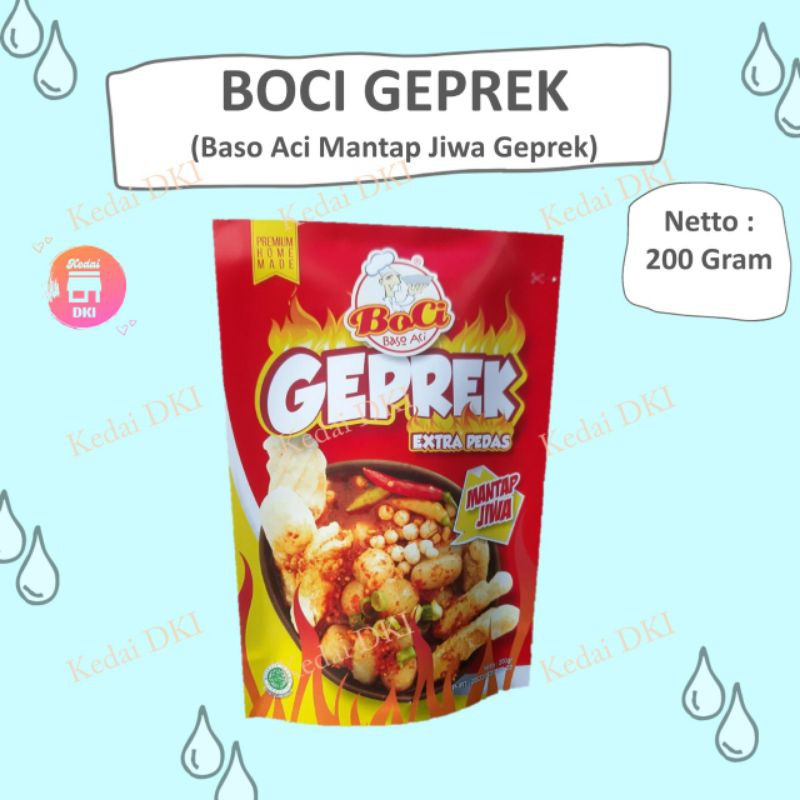 Jual Boci Geprek Extra Pedas Geprek Baso Aci New Varian Mantap Jiwa