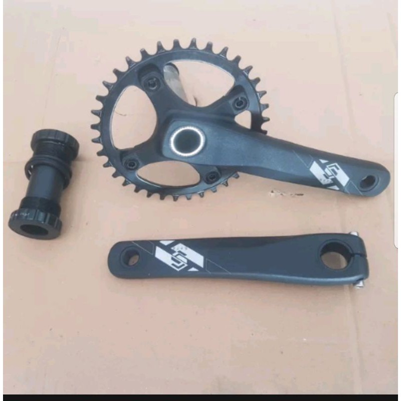 Jual Crank Syte M Single Ht T Arm Include Bb Hollowtech Ii Shopee Indonesia