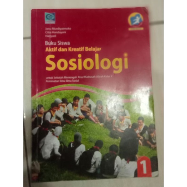 Jual Buku Siswa Aktif Dan Kreatif Belajar Sosiologi Untuk SMA Kelas 10 ...