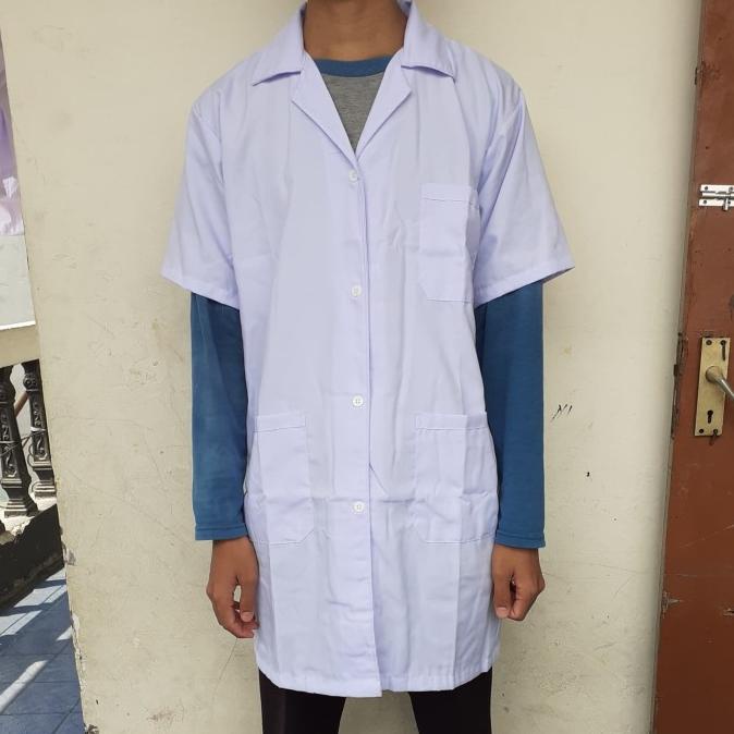 Jual Baju Laboratorium Lengan Pendek Jas Lab Baju Praktek Shopee