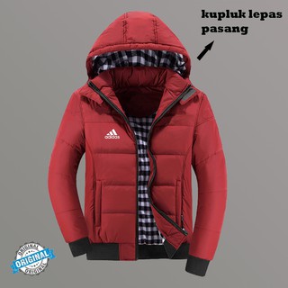 Jaket adidas original on sale kupluk