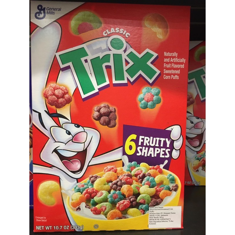 Jual Trix cereal fruity shapes 303gr | Shopee Indonesia