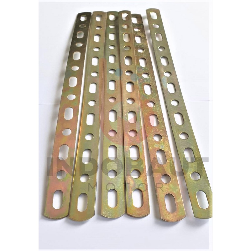 Jual Plat Bolong / Plat Bracket / Braket Besi Putih Kuning 30 cm ...