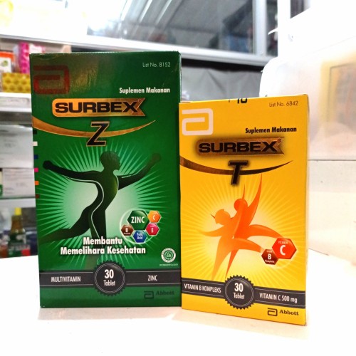 Jual Surbex T , surbex Z Multivitamin ( 6 tablet ) | Shopee Indonesia