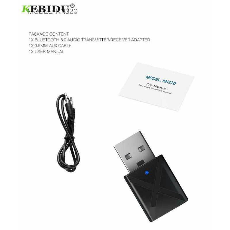Jual Bluetooth Transmitter dan Receiver USB Dongle Audio Bluetooth