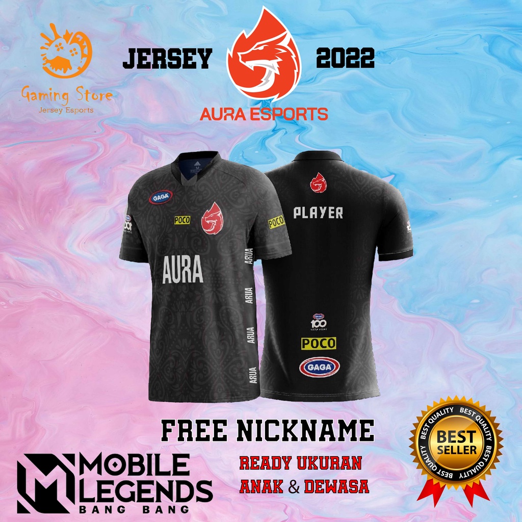 Jual Jersey Kaos Baju AURA FIRE 2022 | Shopee Indonesia