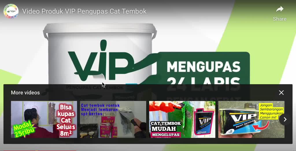 Jual PENGELUPAS CAT TEMBOK WATERBASED VIP AVIAN 1 KG / PERONTOK CAT ...