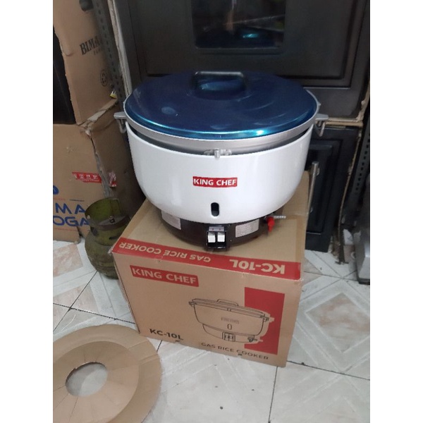 Jual Penanak / pemasak nasi / rice cooker gas King chef 10 liter