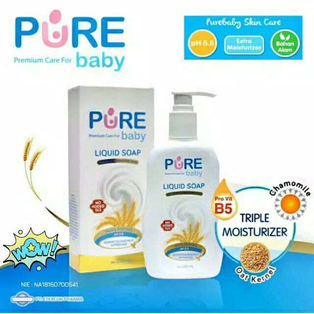 Liquid soap hot sale pure baby