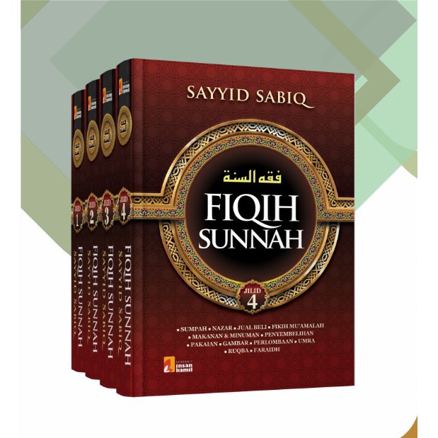 Jual Boxset Fiqih Sunnah Sayyid Sabiq Lengkap - FIqh Sunnah 4 Jilid ...