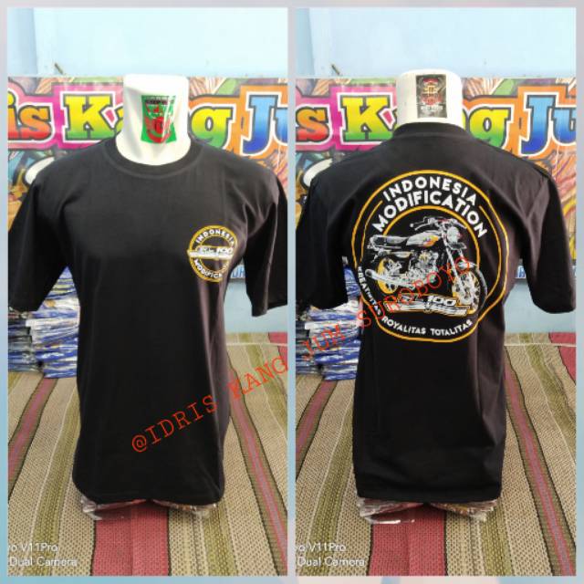 Jual Kaos Gl100 Modif Kaos Honda Kaos Cepek Kmhgl Free 5 Stiker